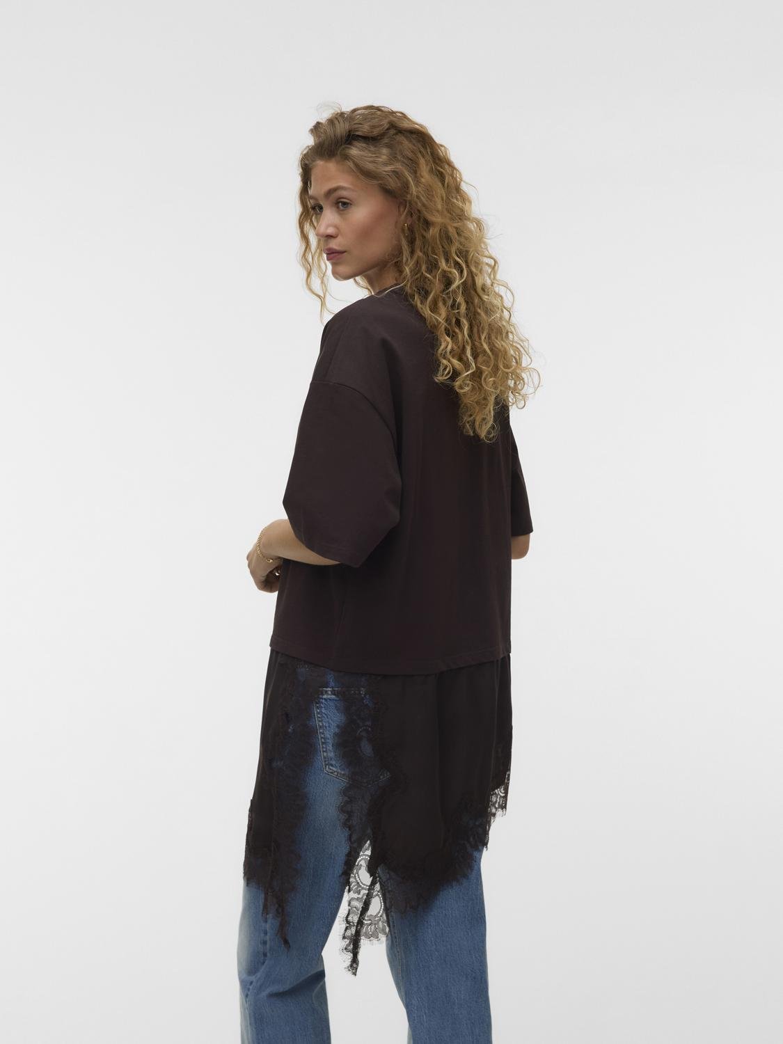 VMELLY Top - Chocolate Torte - VERO MODA & VILA Bergvik